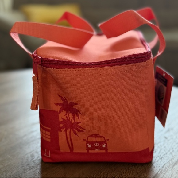 Trader Joe's Orange Insulated Lunch Bag - Picture 2 of 4